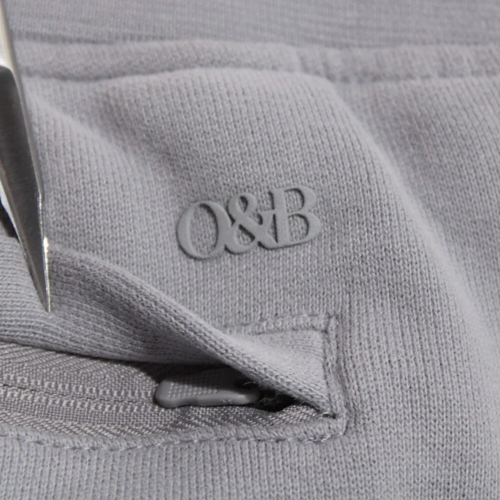 Orchard & Broome NWT Jogger Sweatpants Size L Clinton in Cloud Gray Cotton Blend